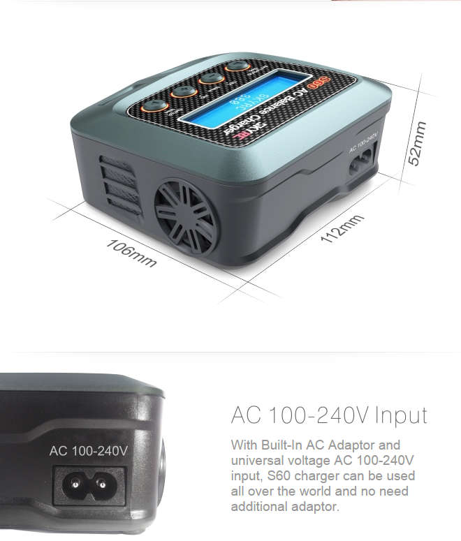 SkyRC - S60 Charger (SK-100106) - SkyRC 2kg