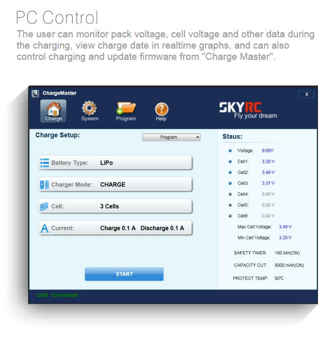 SkyRC - S60 Charger (SK-100106) - SkyRC 2kg