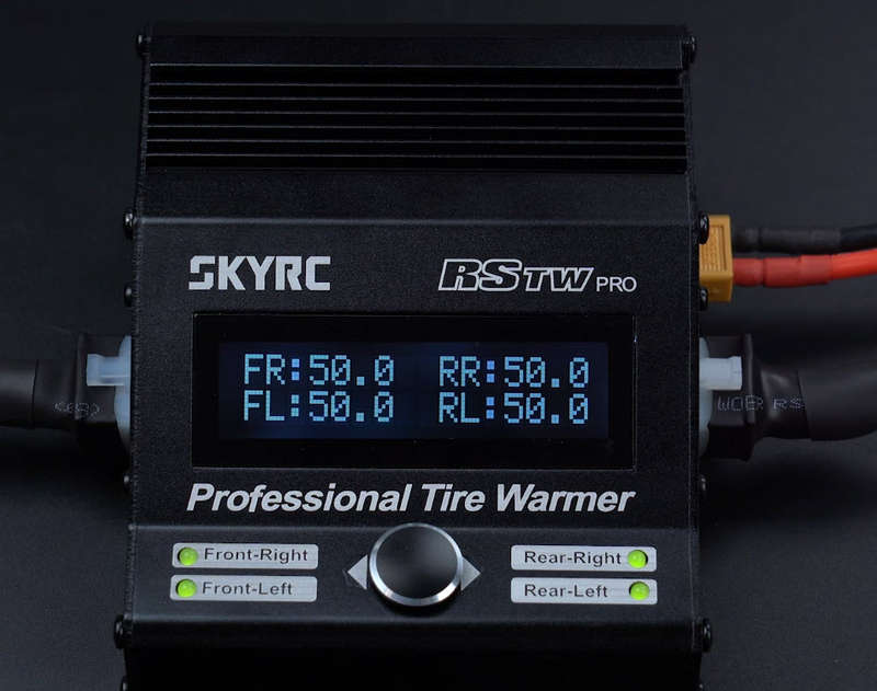 SkyRC - RSTW V3 Tire Warmer with Warming Belts 1/8 ("SK-600064-08") - SkyRC 3kg