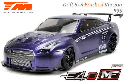 TeamMagic - E4D MF Drift Car Silver Ver. RTR-GTR - 5kg