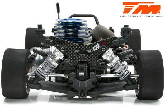 TeamMagic -  1/10 G4RS Gas Touring Car (Chassis Only requires servo, engine, shell, Wheels and Tires