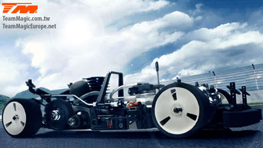 TeamMagic -  1/10 G4RS Gas Touring Car (Chassis Only requires servo, engine, shell, Wheels and Tires