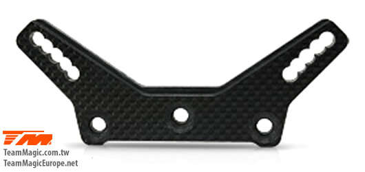 Team Magic Option Part - G4RS II - Carbon - Front Shock Tower- K14223 - 0.10kg