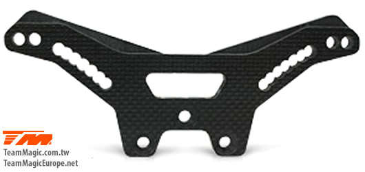 Team Magic Option Part - G4RS II - Carbon - Rear Shock Tower  - K14224 - 0.10kg
