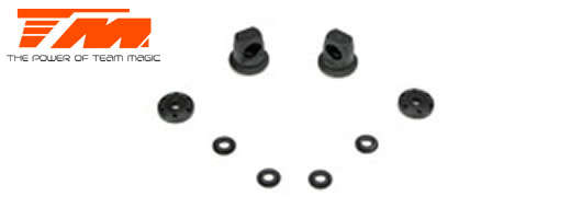 Team Magic Spare Part - G4RS - Shock Piston and Plastic Parts Set - TM-504019 - 0.10kg