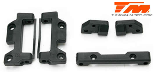 Team Magic Spare Part - G4RS - Front Hinge Pin Mount Set - TM-504056 - 0.10kg