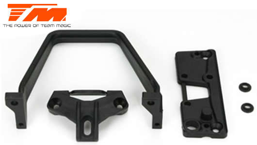 Team Magic Spare Part - G4RS - Rear Plate, Handle, Rear Anti-Roll Mount - TM-504089 - 0.10kg