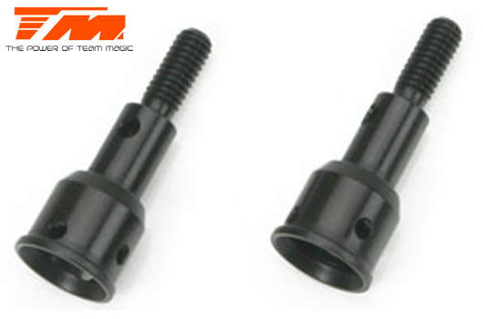 Team Magic Spare Part - G4RS - Wheel Axles (2 pcs) - TM-504099 - 0.10kg