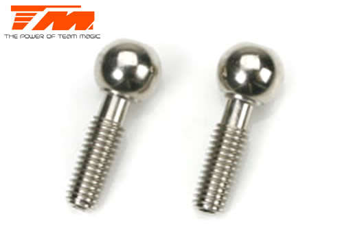 Team Magic Spare Part - G4RS - 9.0mm Pivot Ball (2 pcs) - TM-504120 - 0.10kg