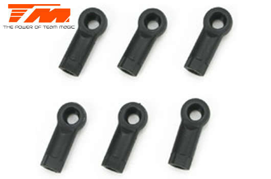 Team Magic Spare Part - G4RS - 5.0mm Long Ball End (6 pcs) - TM-504121 - 0.10kg