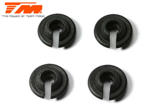Team Magic Spare Part - G4JS/JR/D - Shock Spring Cup (4 pcs) - TM-502134 - 0.10kg