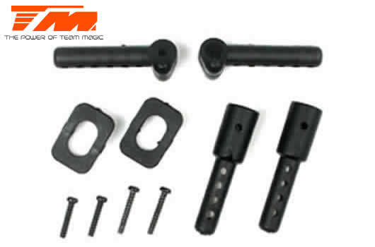 Team Magic Spare Part - G4 - Rear Body Post Set (2 pcs) - TM-502191 - 0.10kg