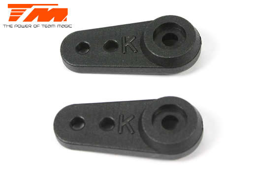 Team Magic Spare Part - G4JS/JR/D - Servo Arm 23T - Sanwa / Ko Propo / JR (2 pcs) - TM-502223 - 0.10