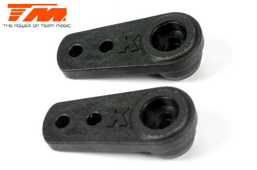 Team Magic Spare Part - G4JS/JR/D - Thick Servo Arm 23T - Sanwa / Ko Propo / JR (2 pcs) - TM-502269