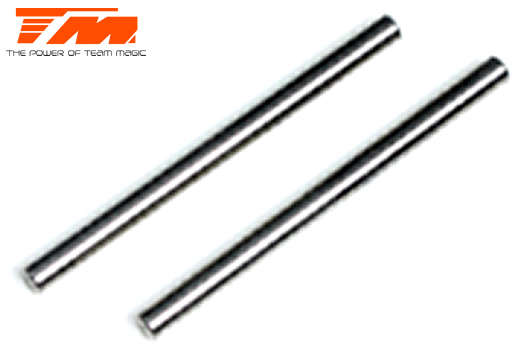 Team Magic Spare Part - G4JS/JR/D - Steel Hinge Pin - 3x42.2mm (Front Upper speed shot) (2 pcs) - TM
