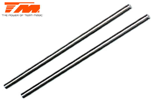 Team Magic Spare Part - G4JS/JR/D - Steel Hinge Pin - 3x75mm (Front Lower) (2 pcs) - TM-502346 - 0.1