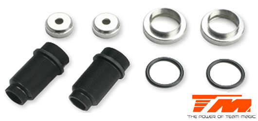Team Magic Spare Part - G4JS/JR/D - Harc Coated Shock Body Set (2 pcs) - TM-502355 - 0.10kg