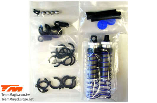 Team Magic Replacement Part - M8JS/JR - Front Shock Absorber Set TM-560274 - 0.20kg