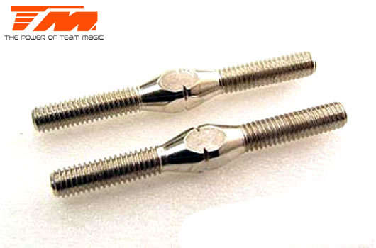 Team Magic Adjustable Rod - Hardened - 3x 35mm (2 pcs) - 116133-5 - 0.10kg