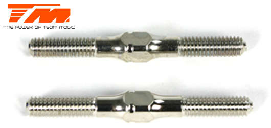 Team Magic Adjustable Rod - Stainless Steel - 4x 45mm (2 pcs) - 116144-5W - 0.10kg