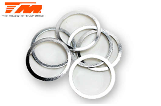 Washers - 13.2 x 15.8 x 0.22mm (6 pcs) - 130101 - 0.10kg