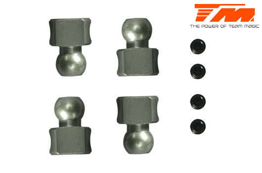 Replacement Part - M8JS/JR/B8ER - Hard Coated Aluminum 7075 - Anti-Roll Bar Ball Stud (4 pcs) - 5601