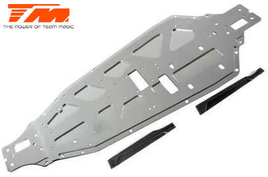 Replacement Part - M8JS/JR - Aluminum 7075 - 3mm Chassis and Center Stiffener - 560137 - 0.10kg