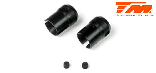 Replacement Part - M8JS/JR/B8ER - ST Steel Small Bevel Gear Outdrive (2 pcs) - 560244 - 0.10kg
