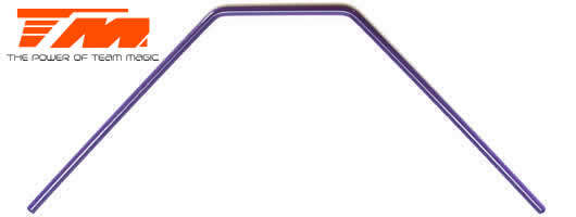 Replacement Part - M8JS/JR/B8RS/B8ER - Rear Anti-Roll Bar - 2.7mm - Purple - 560535 - 0.10kg