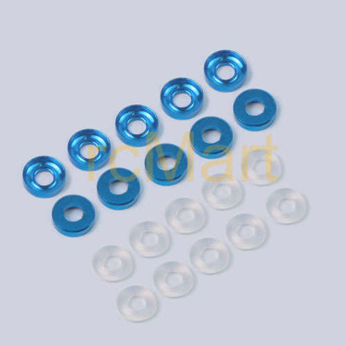 Yeah Racing (#WR-0009BU) Chassis Tweak Adjustment Washer (BU) for GP & EP - 0.20kg