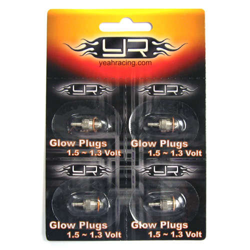 Yeah Racing (#YA-0134) Glow Plug No.3 HOT (4PC) - Yeah Racing 0.10kg