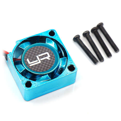 (#HTN-304BU) Hacktronic Tornado High Speed Ball Bearing Fan 25mm For ESC Blue - 0.10kg