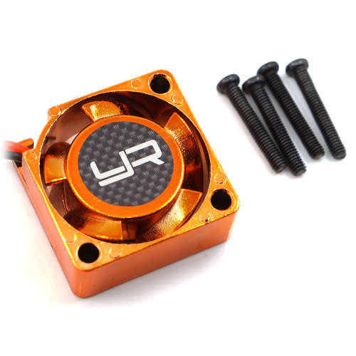 (#HTN-304OR) Hacktronic Tornado High Speed Ball Bearing Fan 25mm For ESC Orange  - 0.10kg