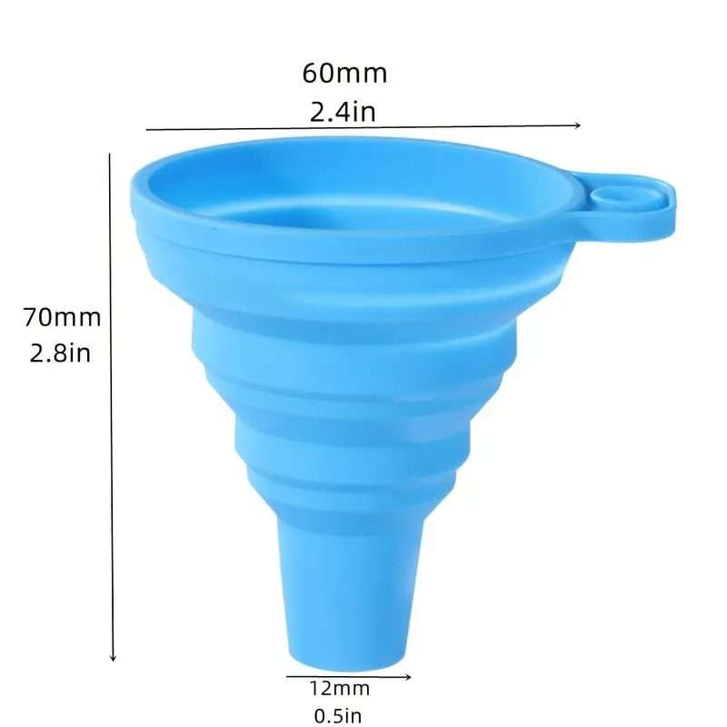 3pc Silicone Collapsible Funnel (one free)