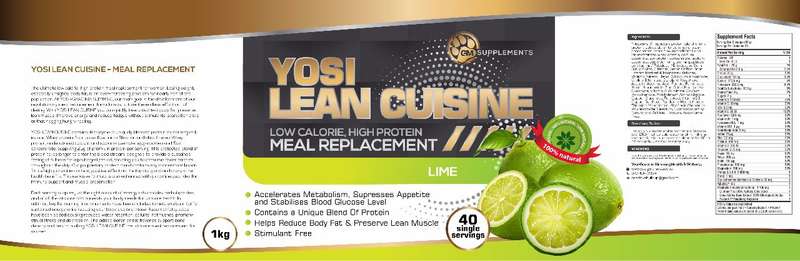 Yosi Lean Cuisine Meal Replacement Shake - 1kg