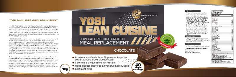 Yosi Lean Cuisine Meal Replacement Shake - 1kg