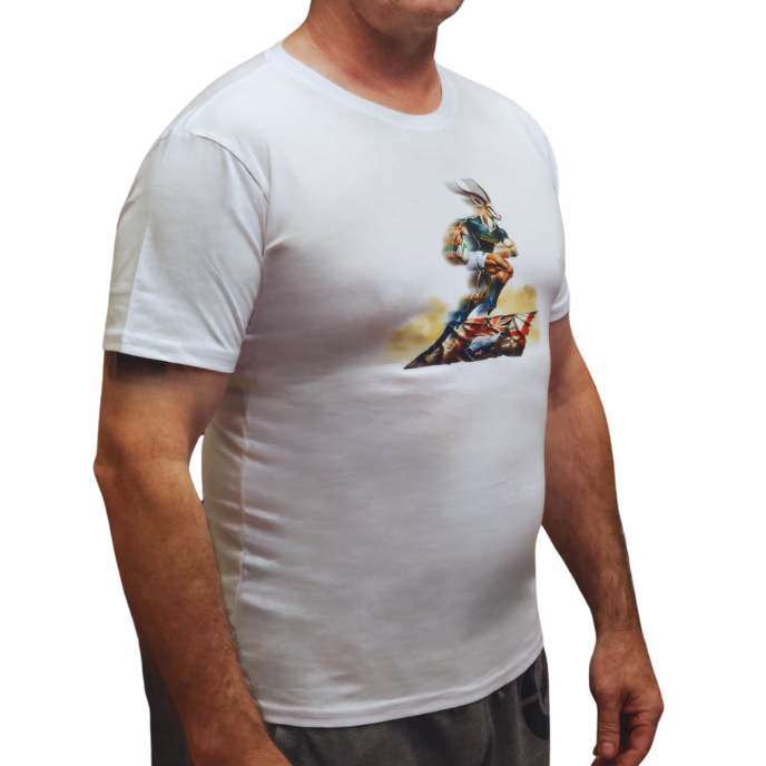 SA Bok Cotton T-Shirt - White
