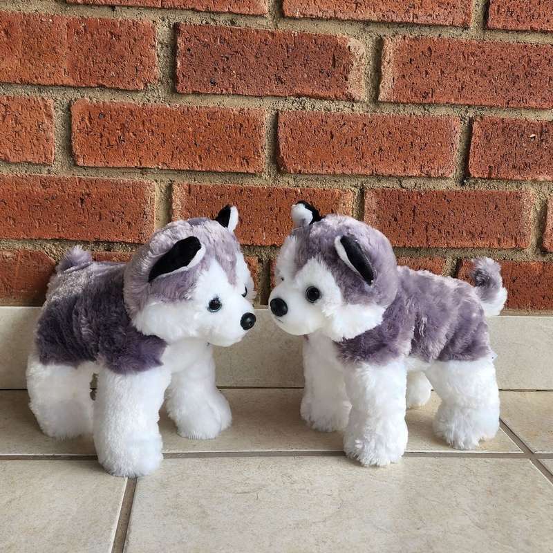 Plush Husky Dog - 30cm