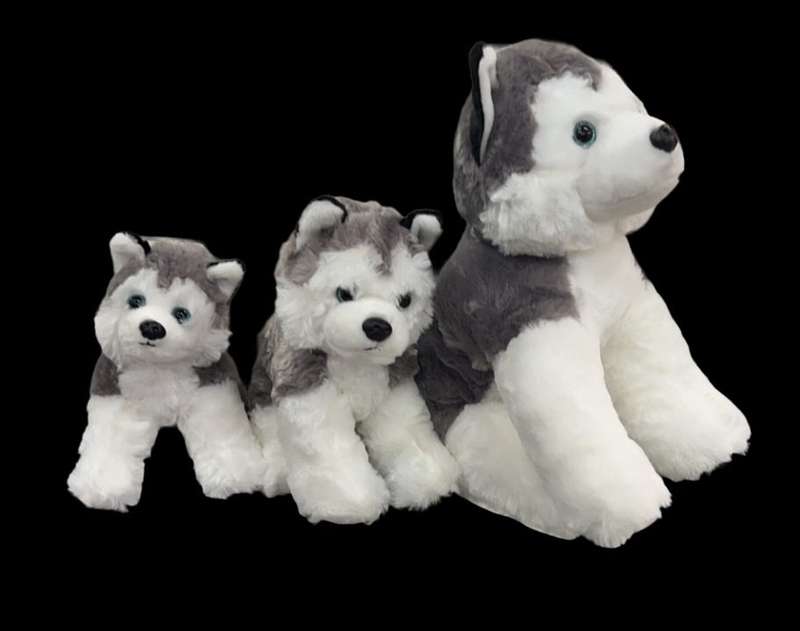 Plush Husky Dog - 30cm