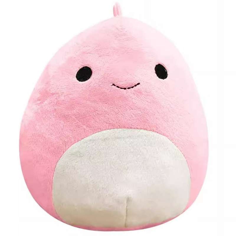 Handmade Plush Toy Chubby Dinosaur Plush Toy - Pink