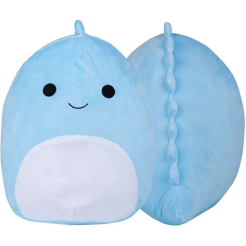 Handmade Plush Toy Chubby Dinosaur Plush Toy - Blue