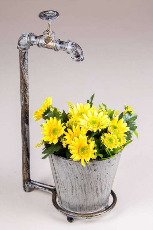 Standing Tap Potholder Antique Grey