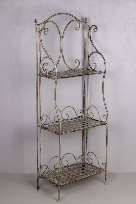 3 Shelf Medium Weave Antique Grey
