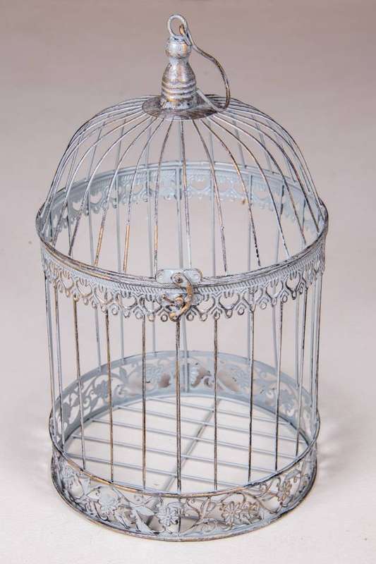 Bird Cage Antique Grey Large