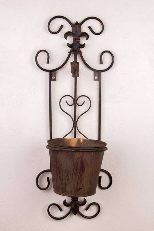 Hanging Flower Pot Rust