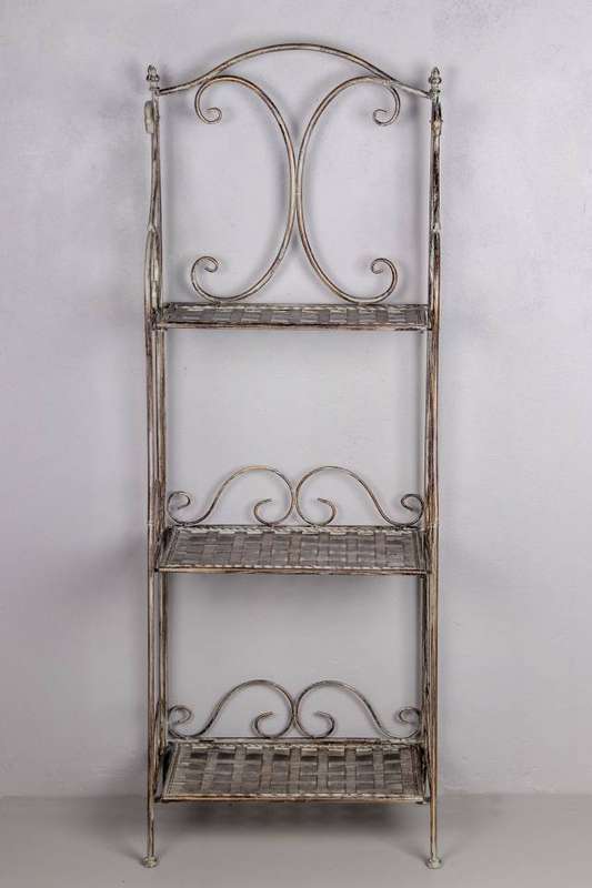 3 Shelf Medium Weave Antique Grey