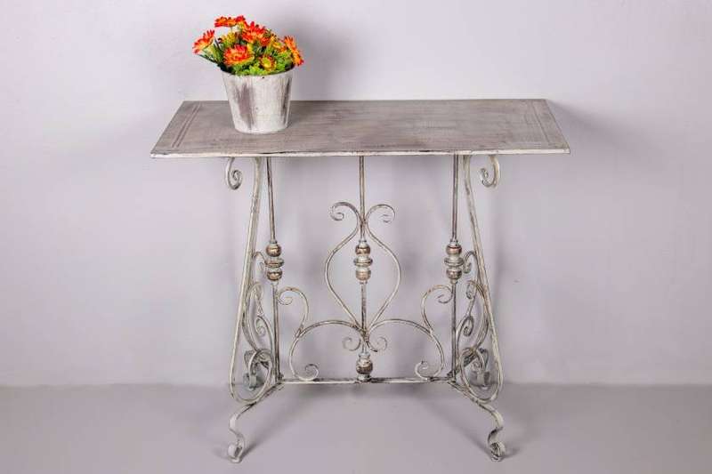 Rectangular Table Antique Grey