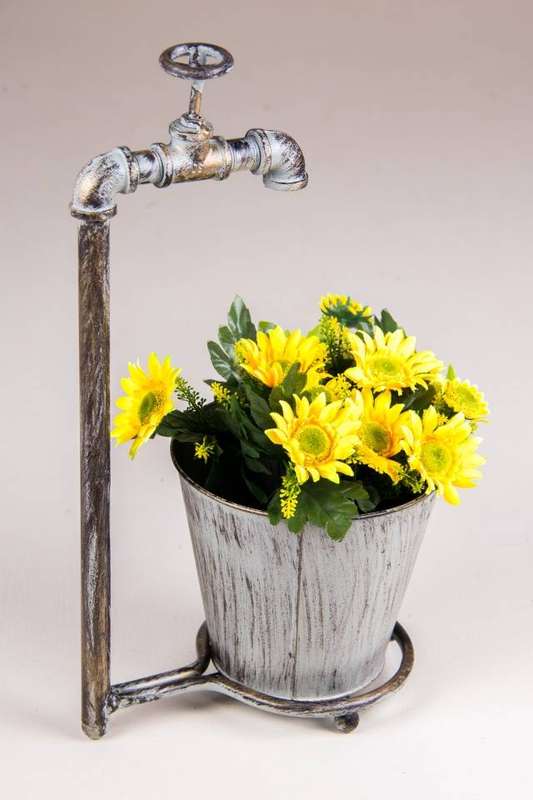 Standing Tap Potholder Antique Grey