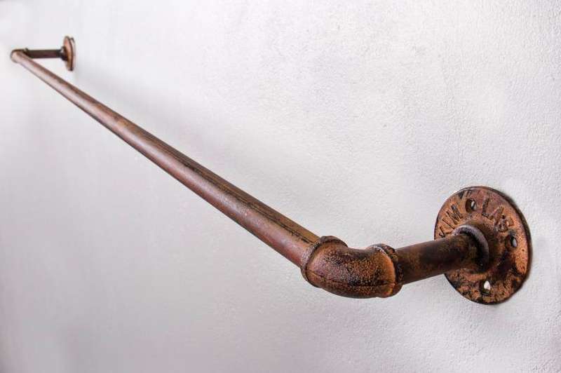 Towel Rack Large Rust