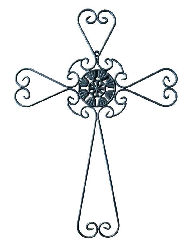 Cross Wall Décor Black